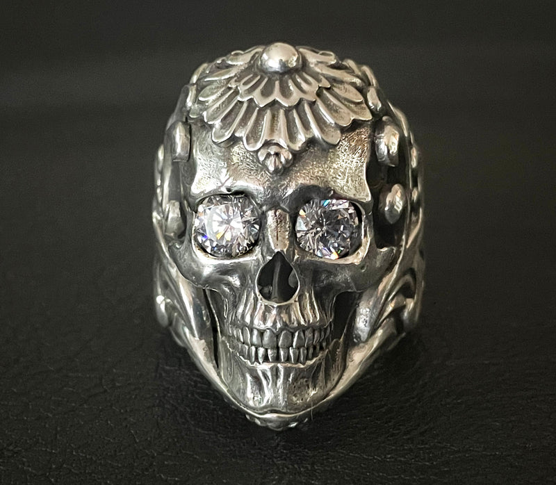 Crystal Skull Ring