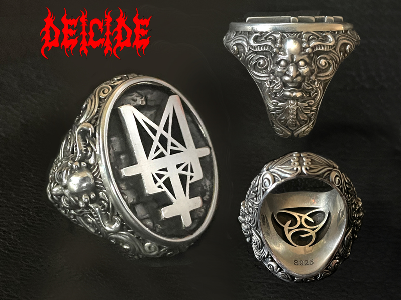 Deicide Rock Roll Trifixion Devil Ring