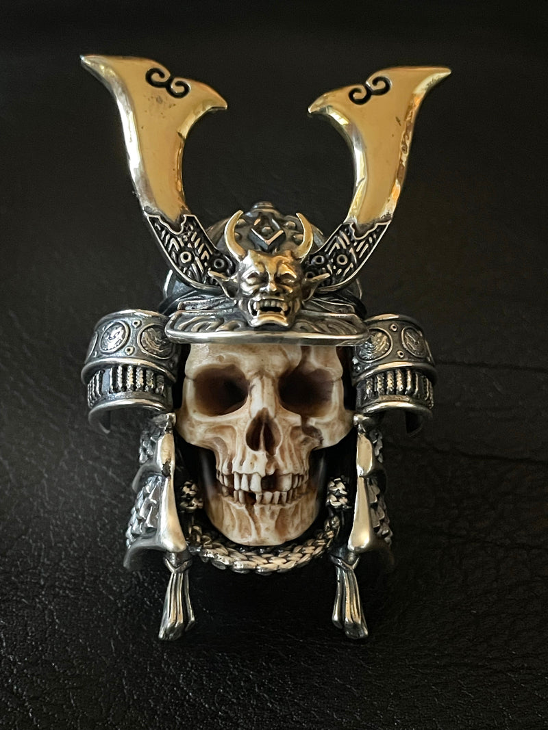 Japanese Samurai Skull Ring